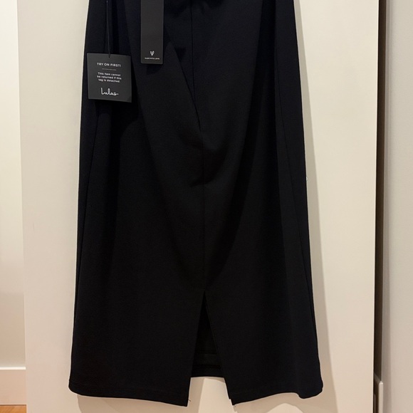 Lulus Stylish Splendor Backless Ruffle Bodycon Midi Dress - Picture 12 of 12